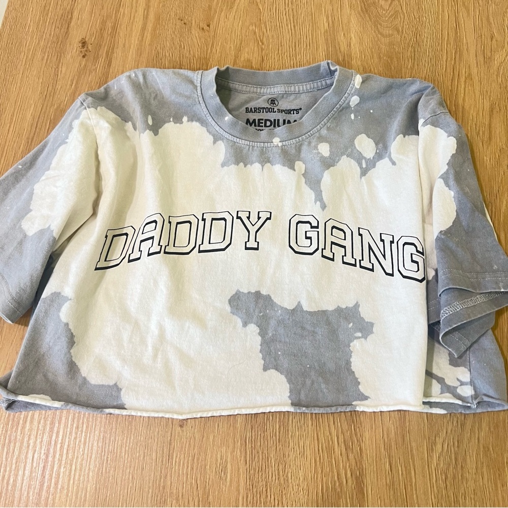 Barstool Gray and White Shirt